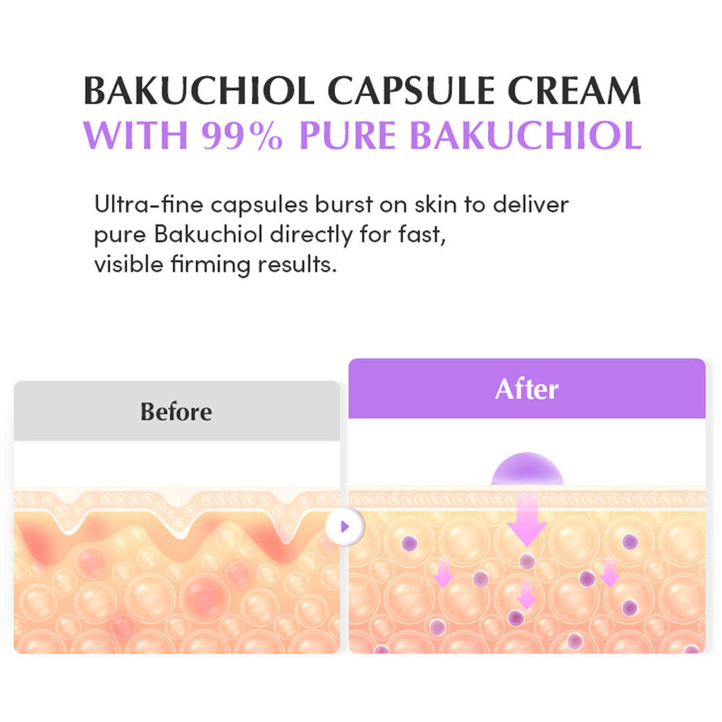 Bakuchiol Plumping Capsule Cream – Pore Refining & Firming Moisturizer