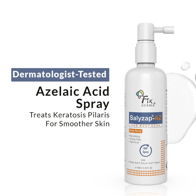 2% Salicylic Acid + 2% Azelaic Acid Salyzap AZ Acne Body Spray For Back & Upper Arms