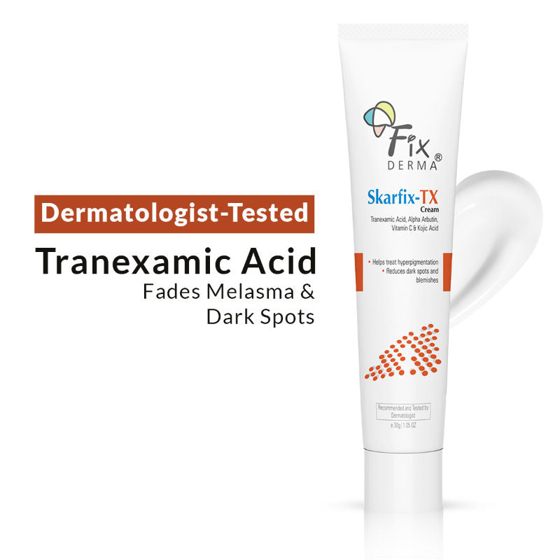 Tranexamic Acid + 2%Kojic Acid + 1%Arbutin SKARFIX TX Face Cream For Pigmentation - 30 g