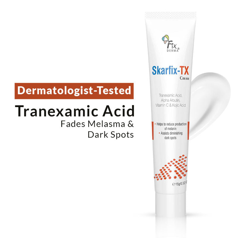 Tranexamic Acid + 2%Kojic Acid + 1%Arbutin SKARFIX TX Face Cream For Pigmentation