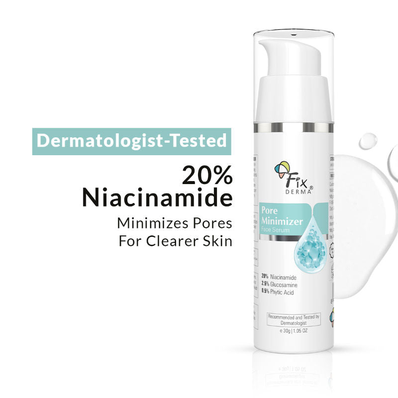 Pore Minimizer Face Serum With 20% Niacinamide For Deep Hydration & Skin Soothing