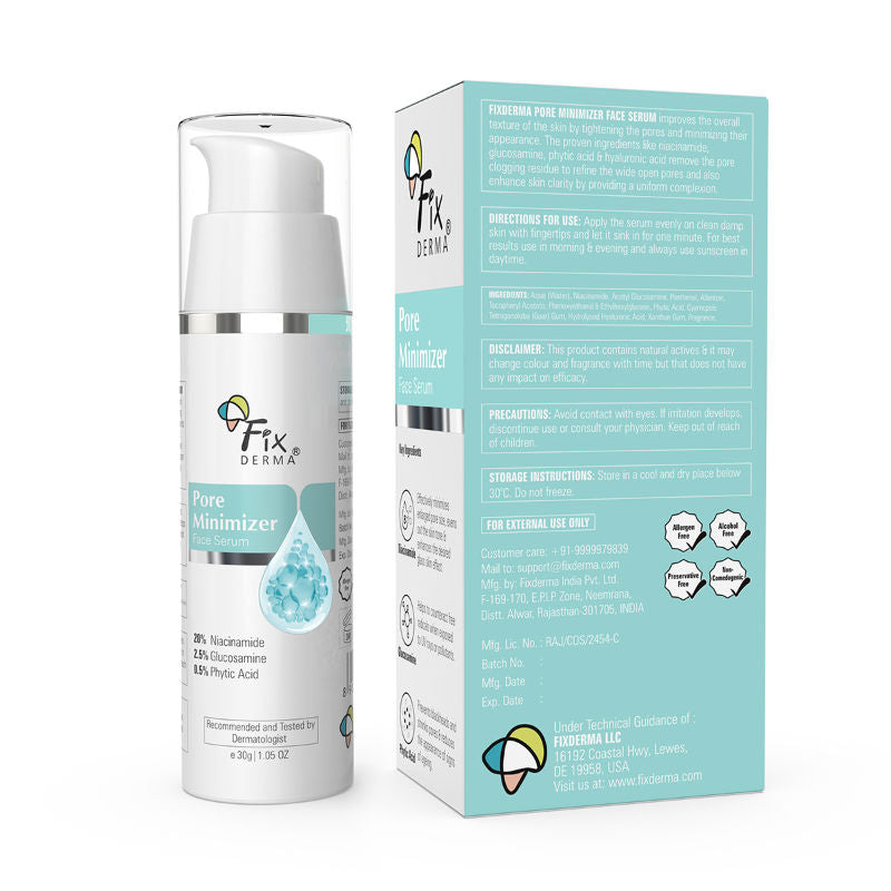 Pore Minimizer Face Serum With 20% Niacinamide For Deep Hydration & Skin Soothing