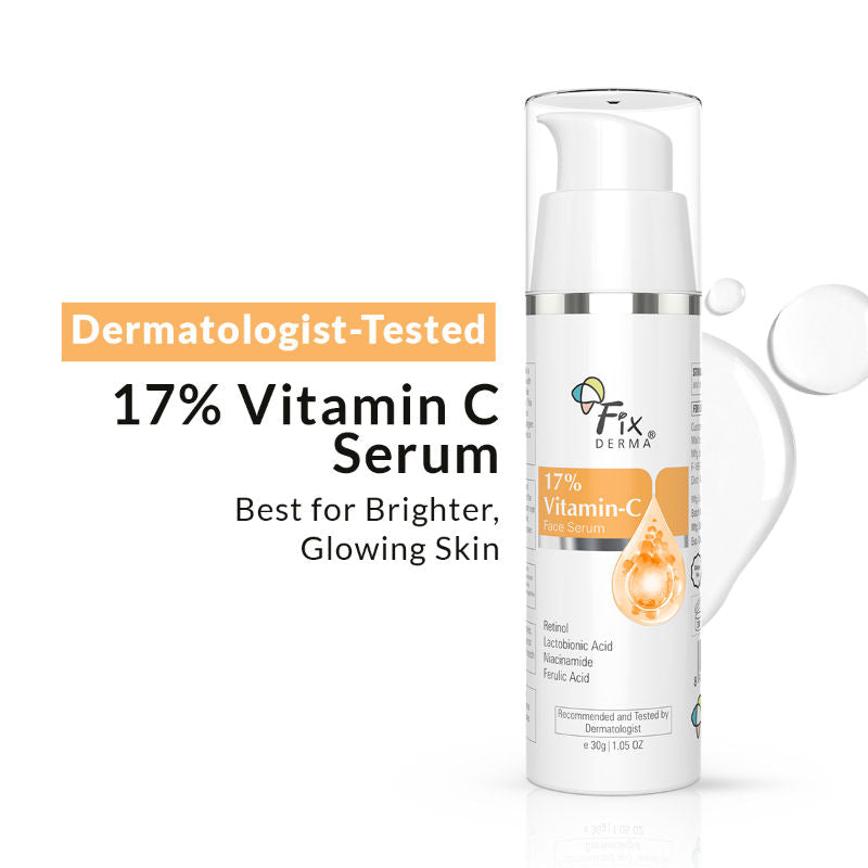 17% Vitamin C Face Serum With Retinol & Niacinamide
