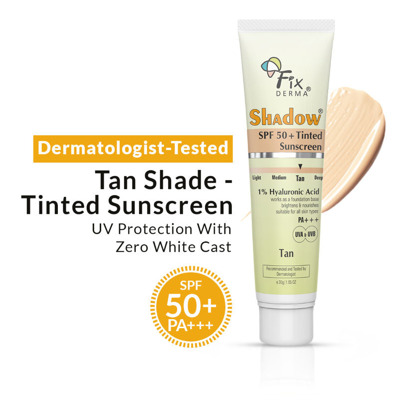 Shadow Tinted Sunscreen Deep SPF 50 PA+++ Sunscreen