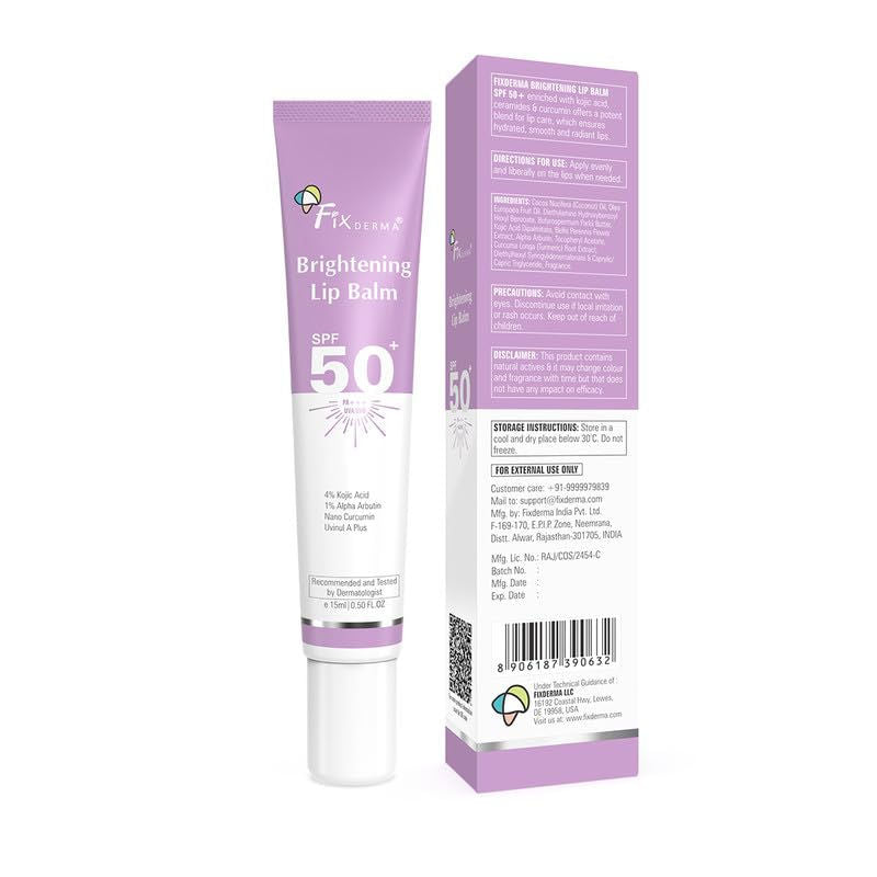 4% Kojic Acid Brightening Lip Balm SPF 50+