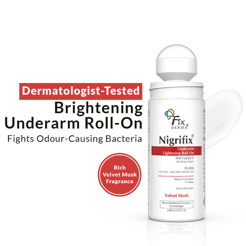Nigrifix 6% AHA Underarm Lightening Roll On Velvet Musk