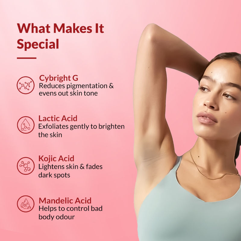 Nigrifix 6% AHA Underarm Lightening Roll On Velvet Musk