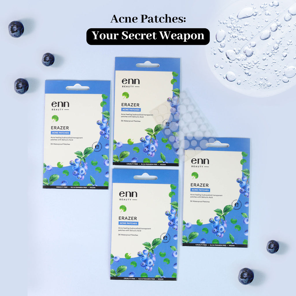 Erazer Acne Patches Acne Clearing, 0.5% Salicylic Acid, Waterproof & Transparent (72 Patches)