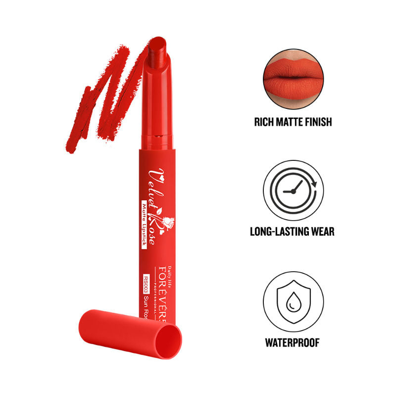 Velvet Rose Matte Lipstick - RS003 Sun Rose