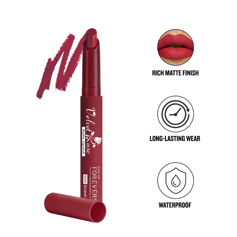 Velvet Rose Matte Lipstick - RS006 Elizabeth