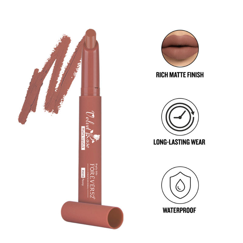 Velvet Rose Matte Lipstick - Peony