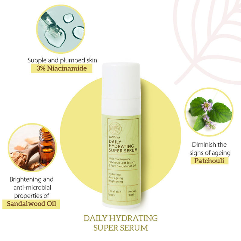 Daily Hydrating Super Serum with Niacinamide & Patchouli - Anti-ageing & Hydrating