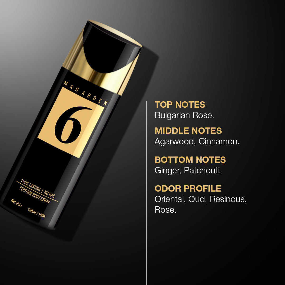 #6 Long Lasting Ultra Luxury Perfume Body Spray