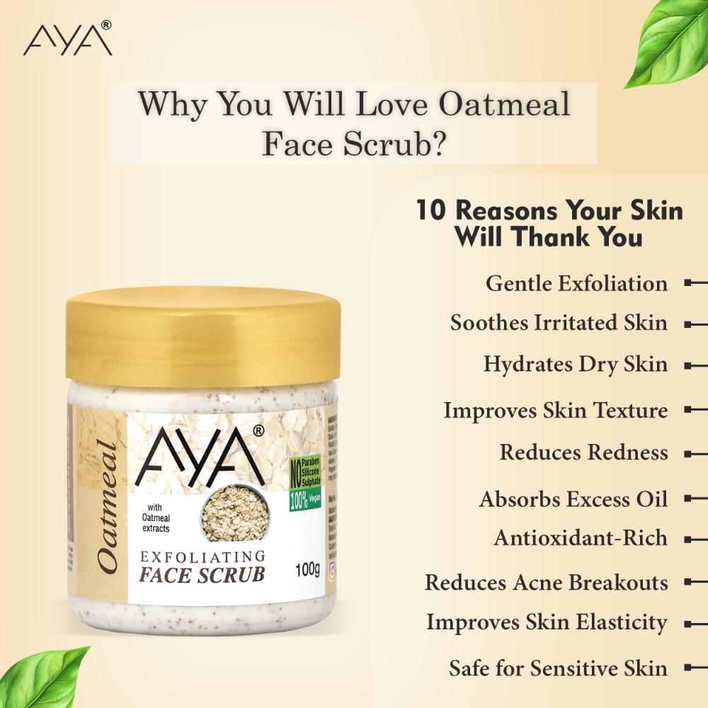 Oatmeal Exfoliating Face Scrub