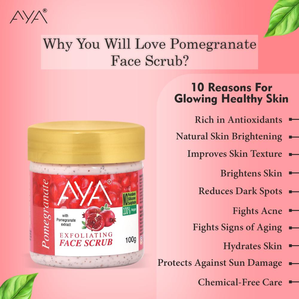 Pomegranate Exfoliating Face Scrub