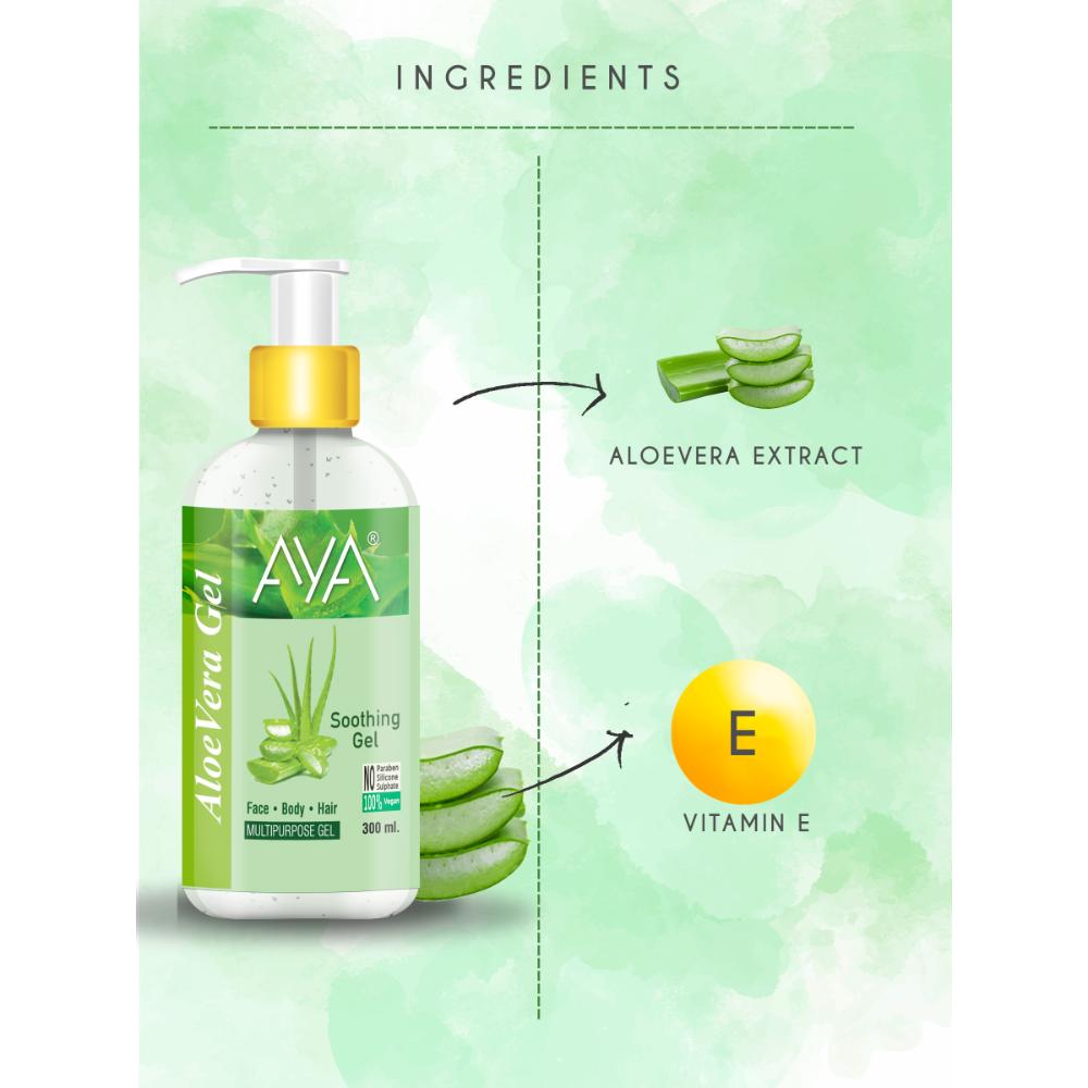 Multipurpose Aloe Vera Gel Face, Hair & Body