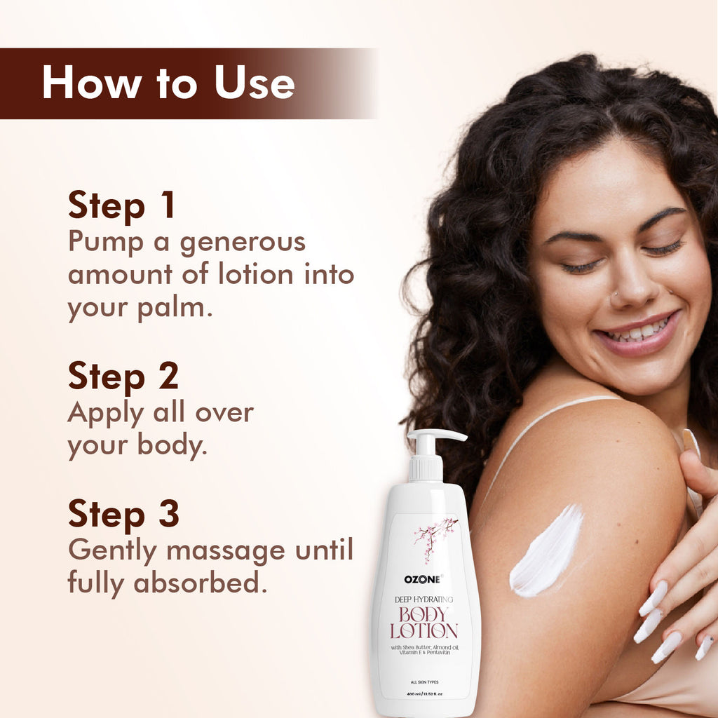 Deep Hydrating Body Lotion, Up To 72-Hour Deep Hydration, For All Skin Types