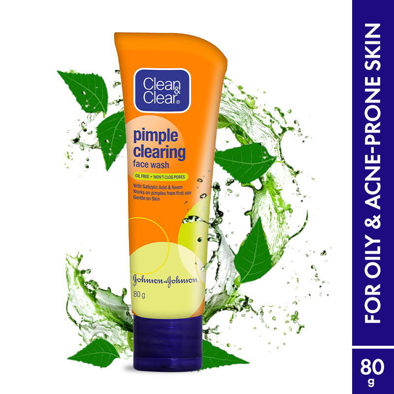 Pimple Clearing Face Wash with Neem & Salicylic Acid for Oily and Acne-Prone Skin