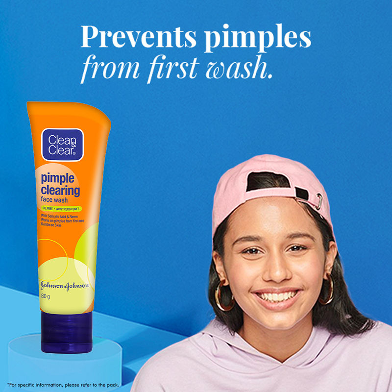 Pimple Clearing Face Wash with Neem & Salicylic Acid for Oily and Acne-Prone Skin