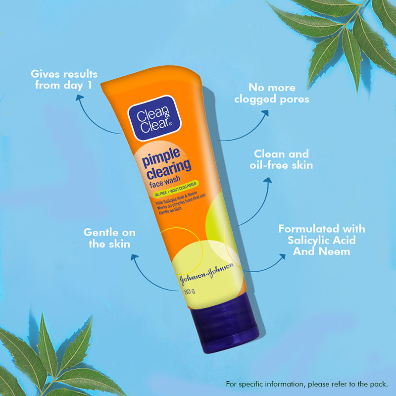 Pimple Clearing Face Wash with Neem & Salicylic Acid for Oily and Acne-Prone Skin