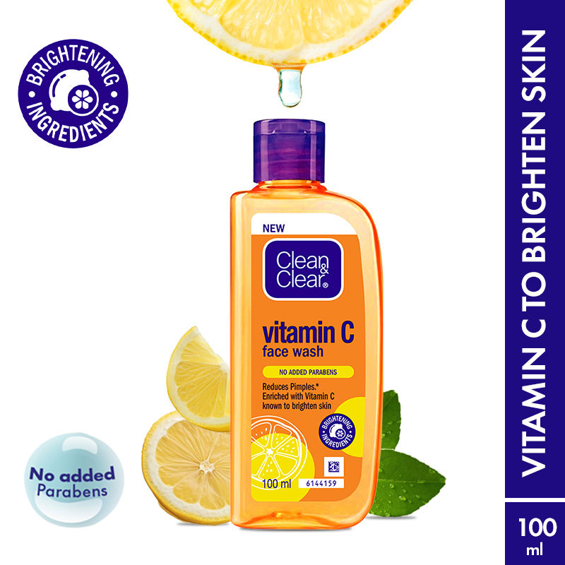 Vitamin C Face Wash - Gentle Brightening & Hydrating Cleanser Reduces Acne In 7 Days - 100ml