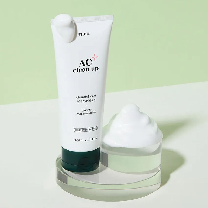 Ac Clean Up Cleansing Foam For Reducing Sebum & Acne