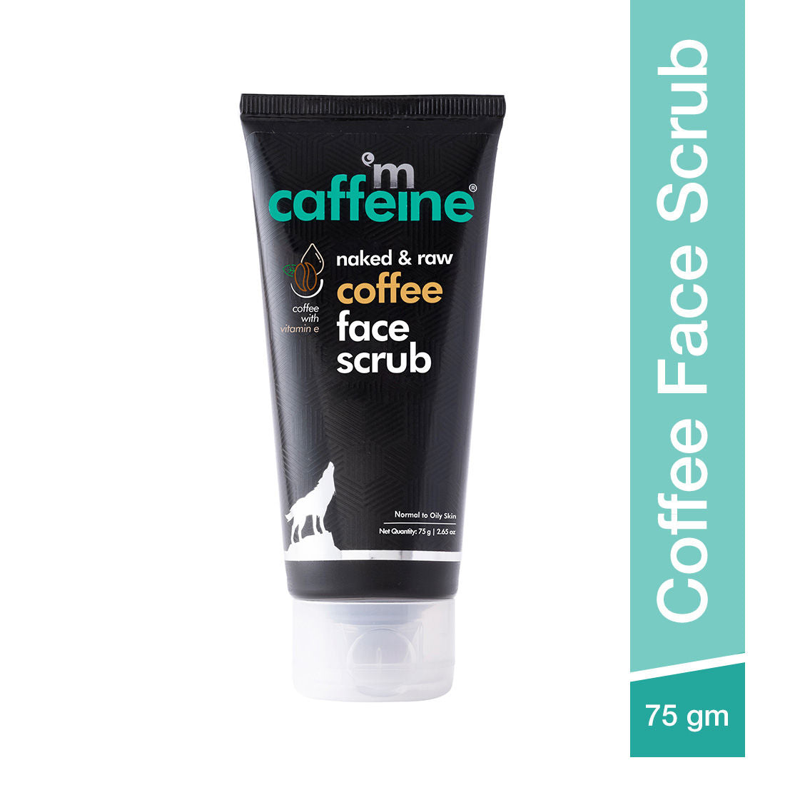 Naked Raw Coffee Face Scrub With Walnut & Vitamin E For Fresh & Glowing Skin