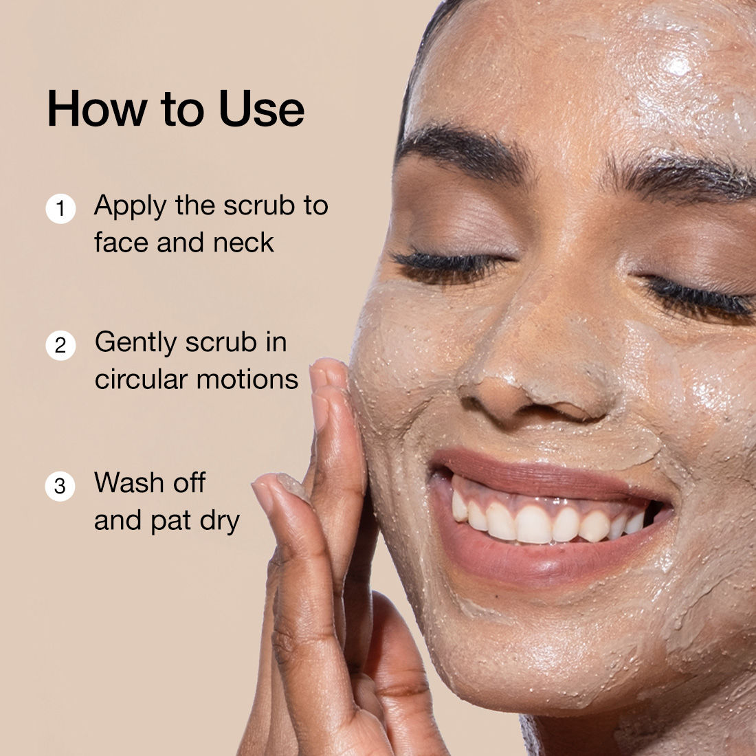 Naked Raw Coffee Face Scrub With Walnut & Vitamin E For Fresh & Glowing Skin