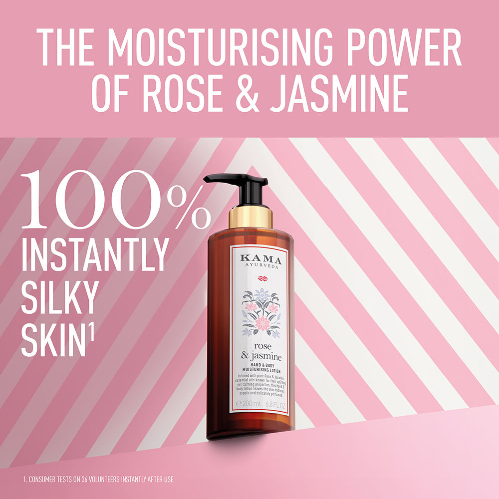 Rose & Jasmine Lightweight & Hydrating with Paraben Free Hand And Body Lotion