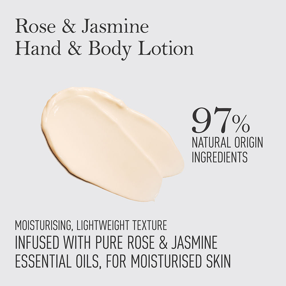 Rose & Jasmine Lightweight & Hydrating with Paraben Free Hand And Body Lotion