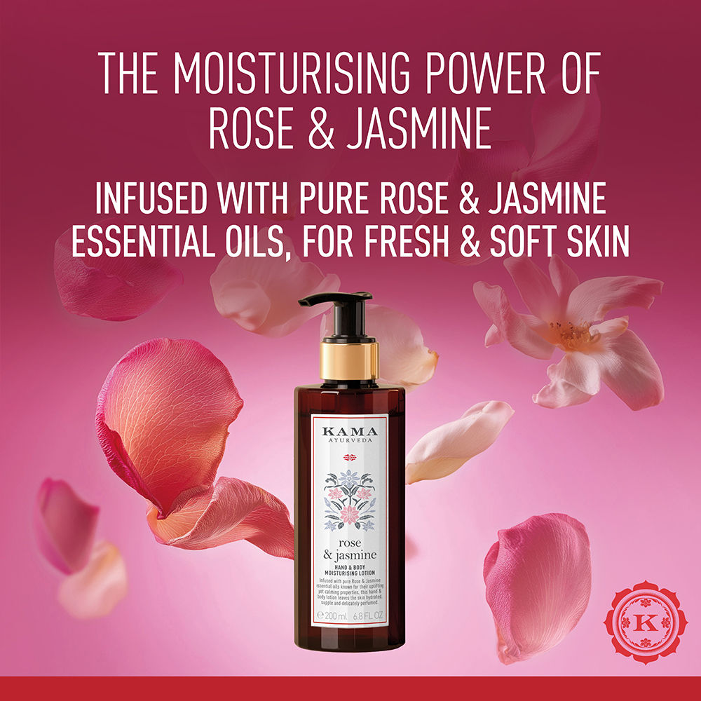 Rose & Jasmine Lightweight & Hydrating with Paraben Free Hand And Body Lotion