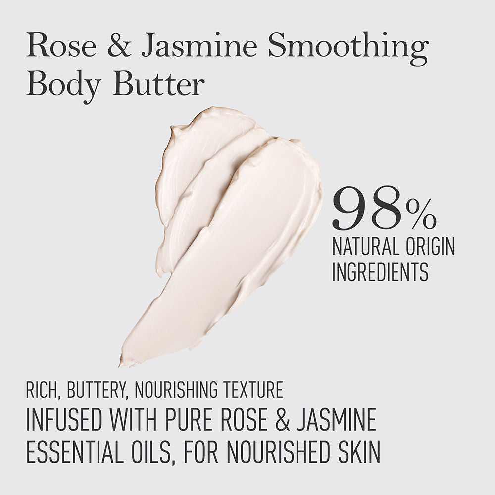 Rose & Jasmine Intense Moisturising with Smoothing Body Butter with Paraben Free