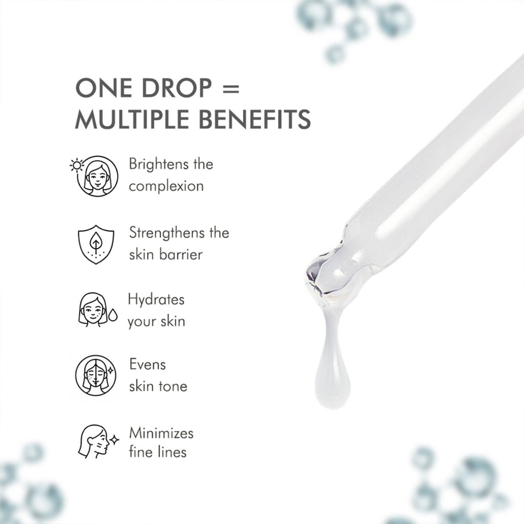 Diamond Drop Face Serum With Niacinamide Diamond Powder & HA For Brightening & Anti-Aging