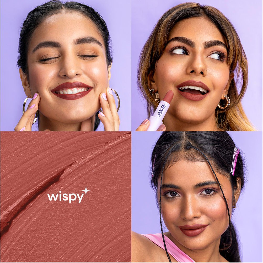 Nykaa Superlight Powder Matte Feathertouch Lipstick with High Pigment