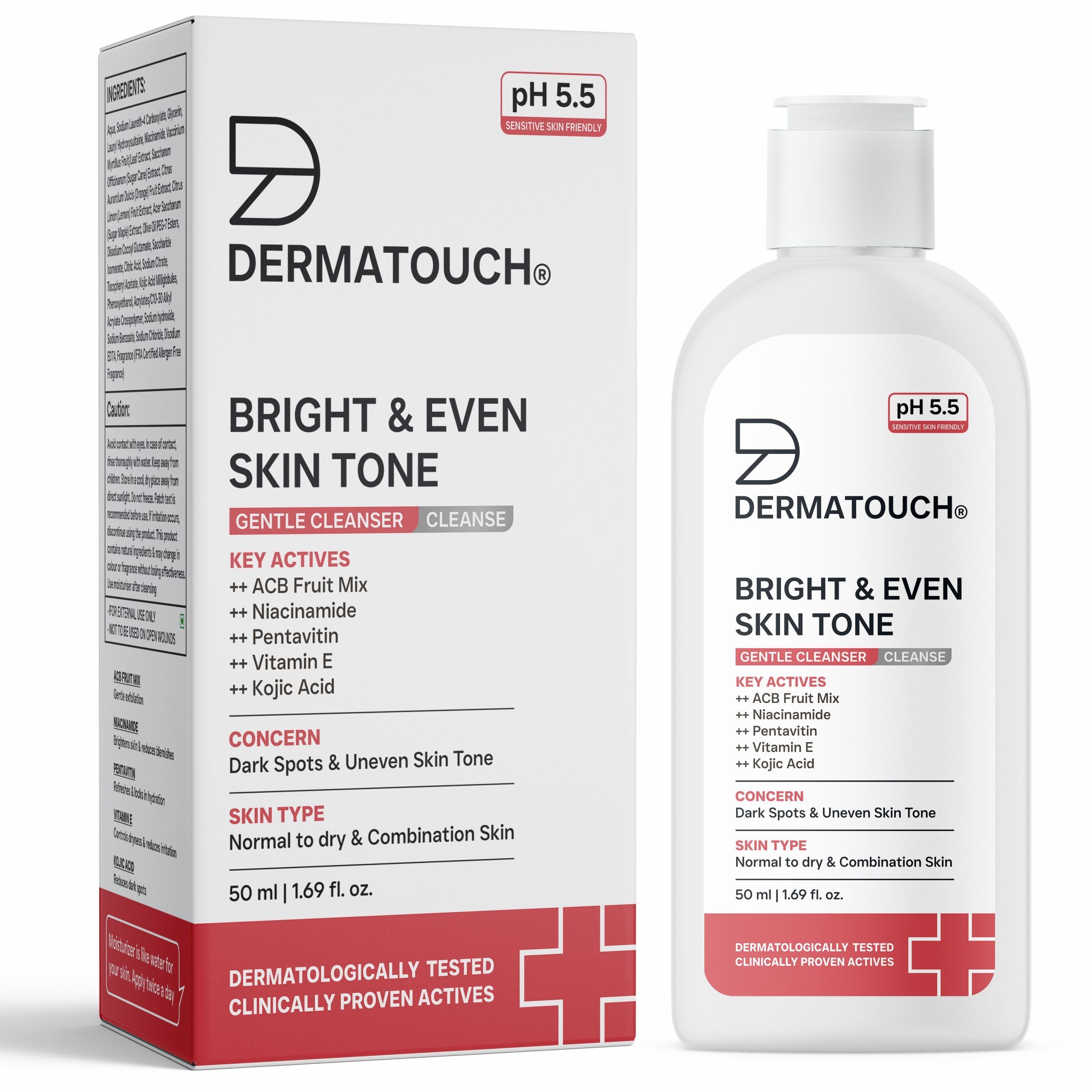 Bright & Even Skin Tone Gentle Cleanser - 50ml