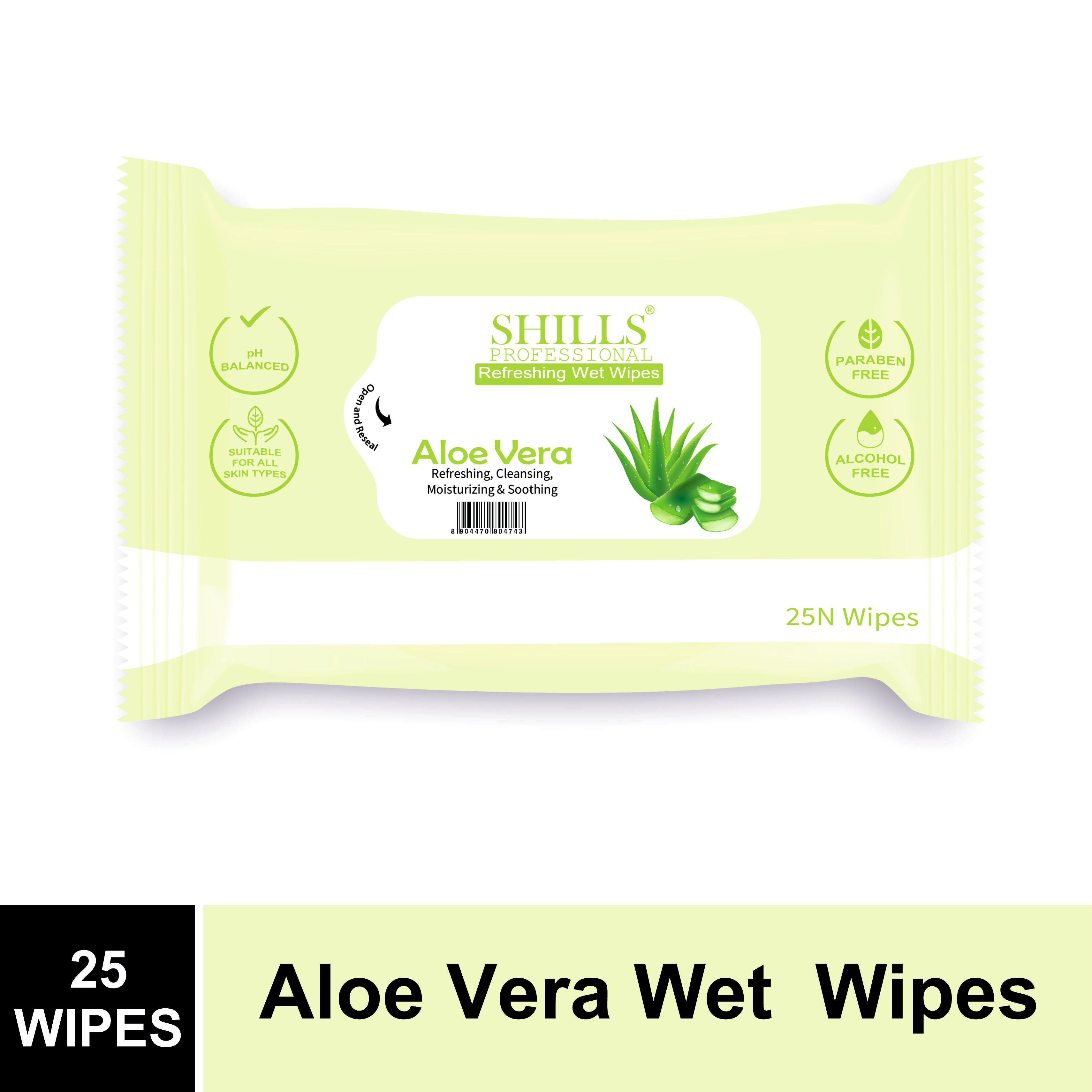 Refreshing Wet Wipes - Aloe Vera