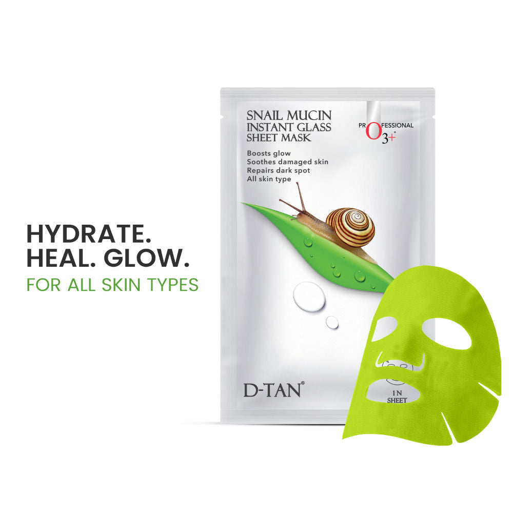 Snail Mucin Instant Glass Sheet Mask
