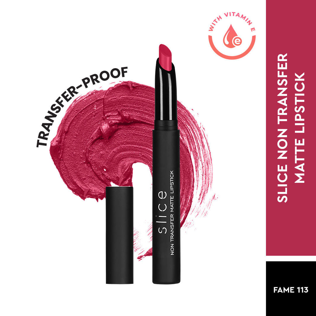 Slice Non Transfer Matte Lipstick - Fame 113