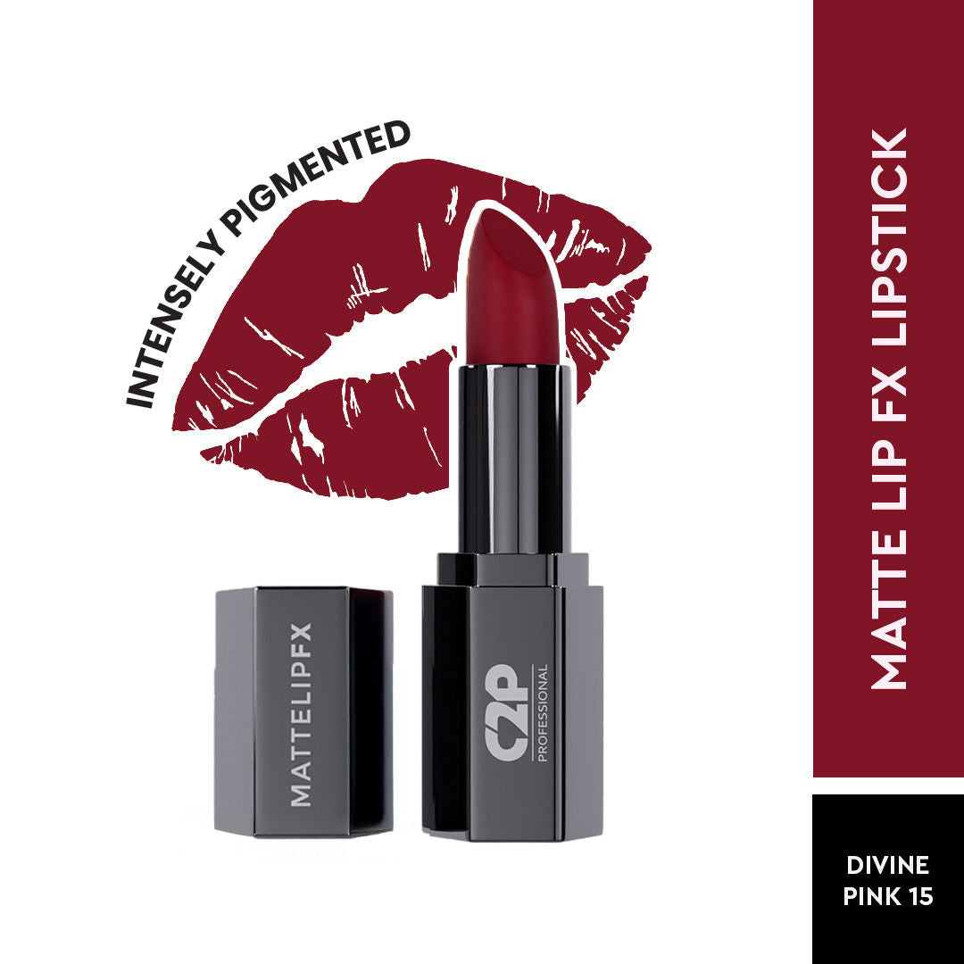 Matte Lip FX Long-Lasting Ultra Creamy Lipstick - Divine Pink 15