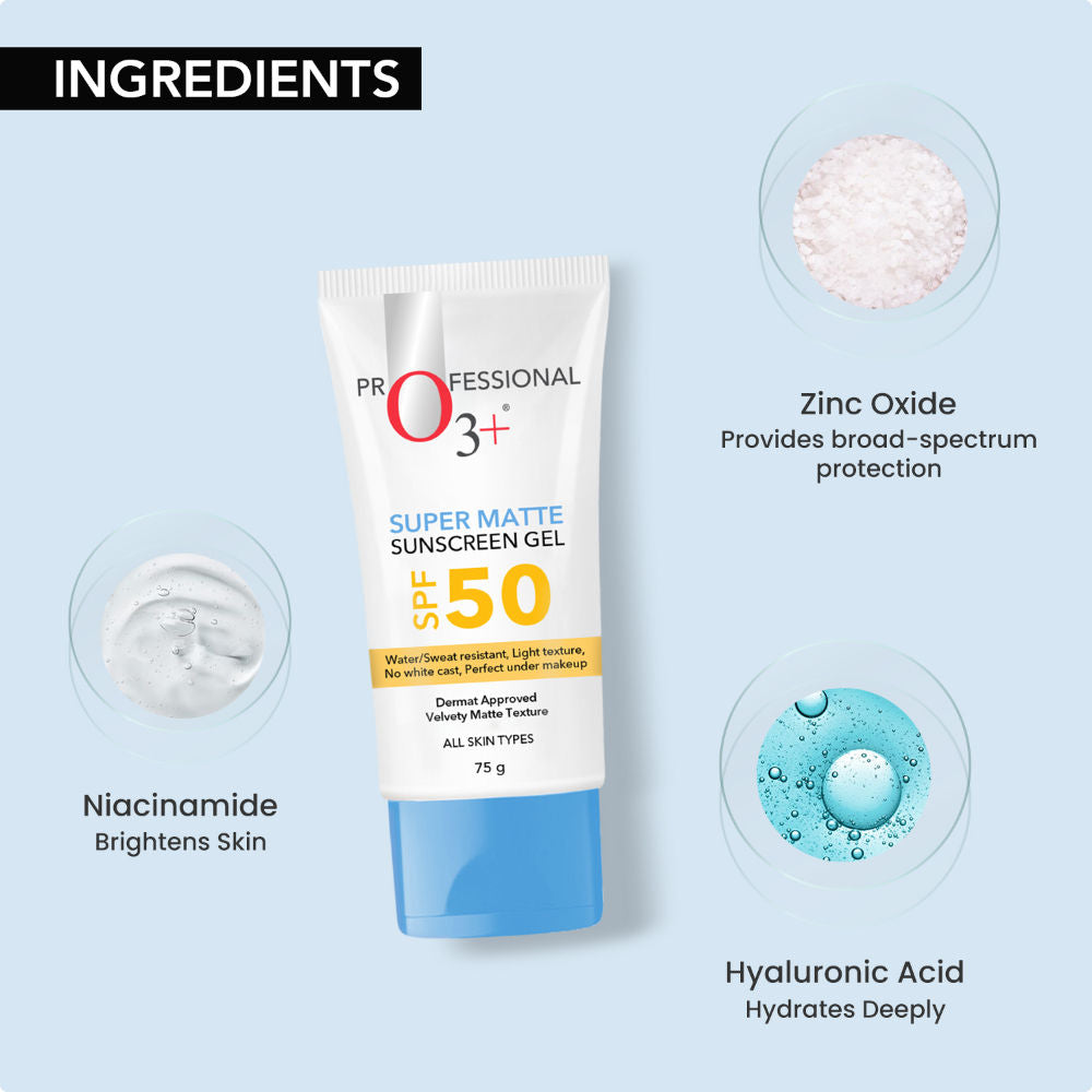 Super Matte Sunscreen SPF 50 PA ++++