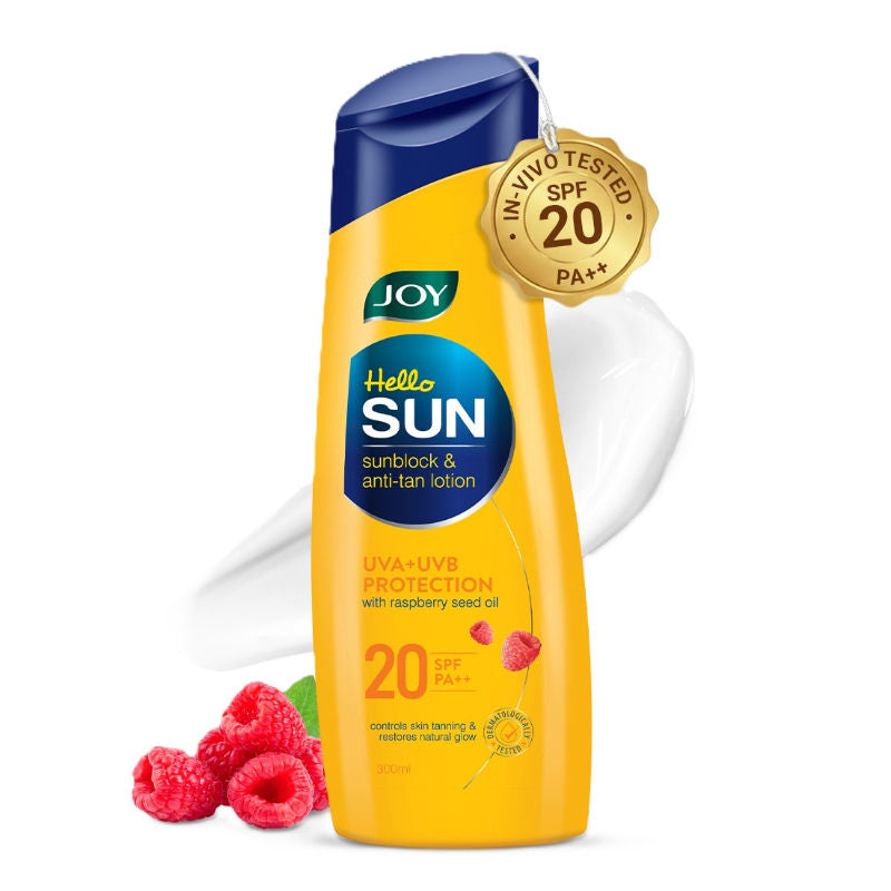 Hello Sun Body Sunscreen Lotion SPF 20 PA++ For Tan Control & Body Moisturization