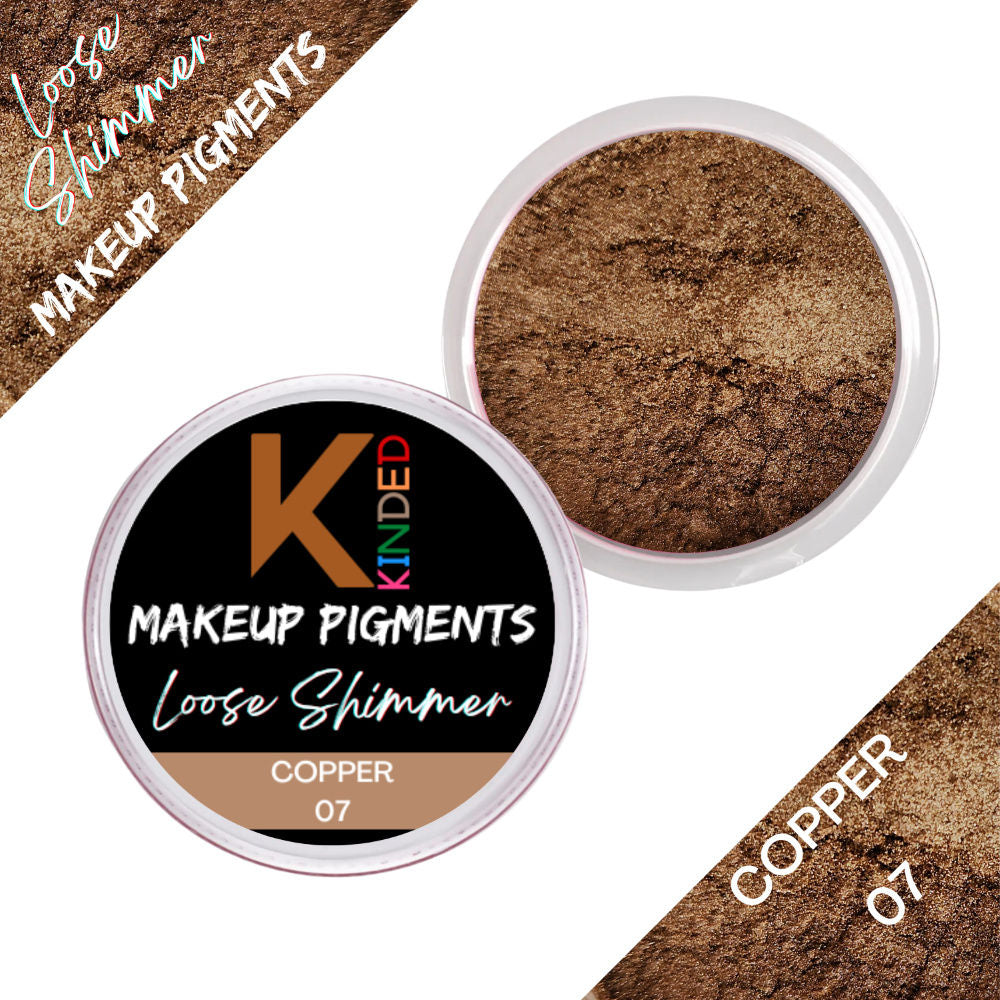 Loose Shimmer Makeup Foil Pigments Powder - Copper