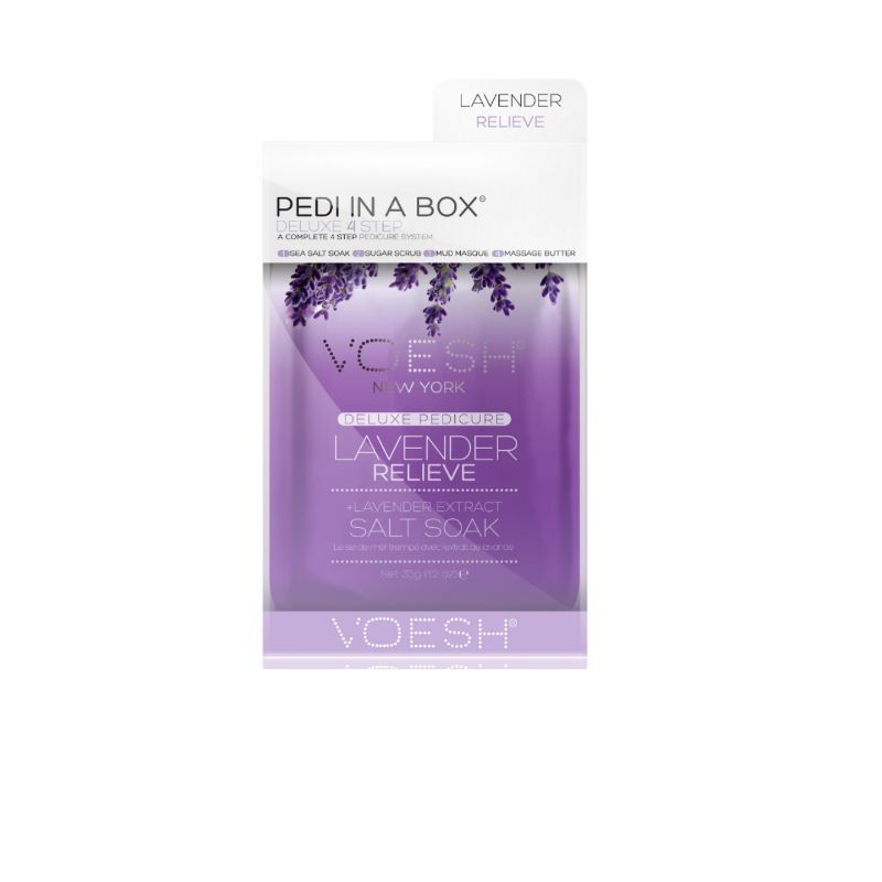 Deluxe Pedicure In A Box (4 Step) - Lavender Relieve