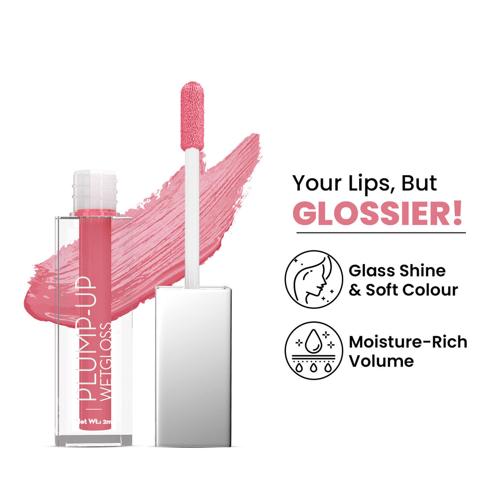 Plump Up Wet Lip Gloss For Glossy And Fuller Lips - 2 Caramel Crush