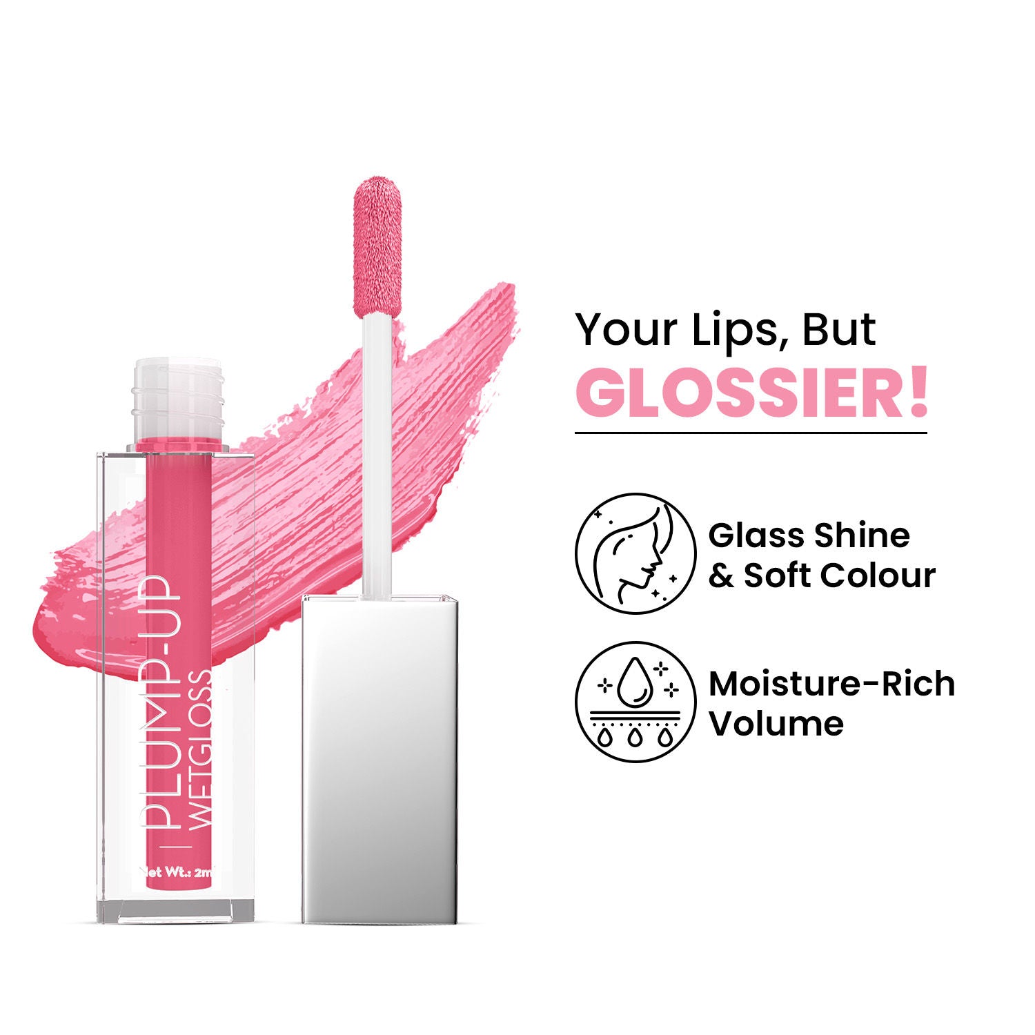 Plump Up Wet Lip Gloss For Glossy And Fuller Lips