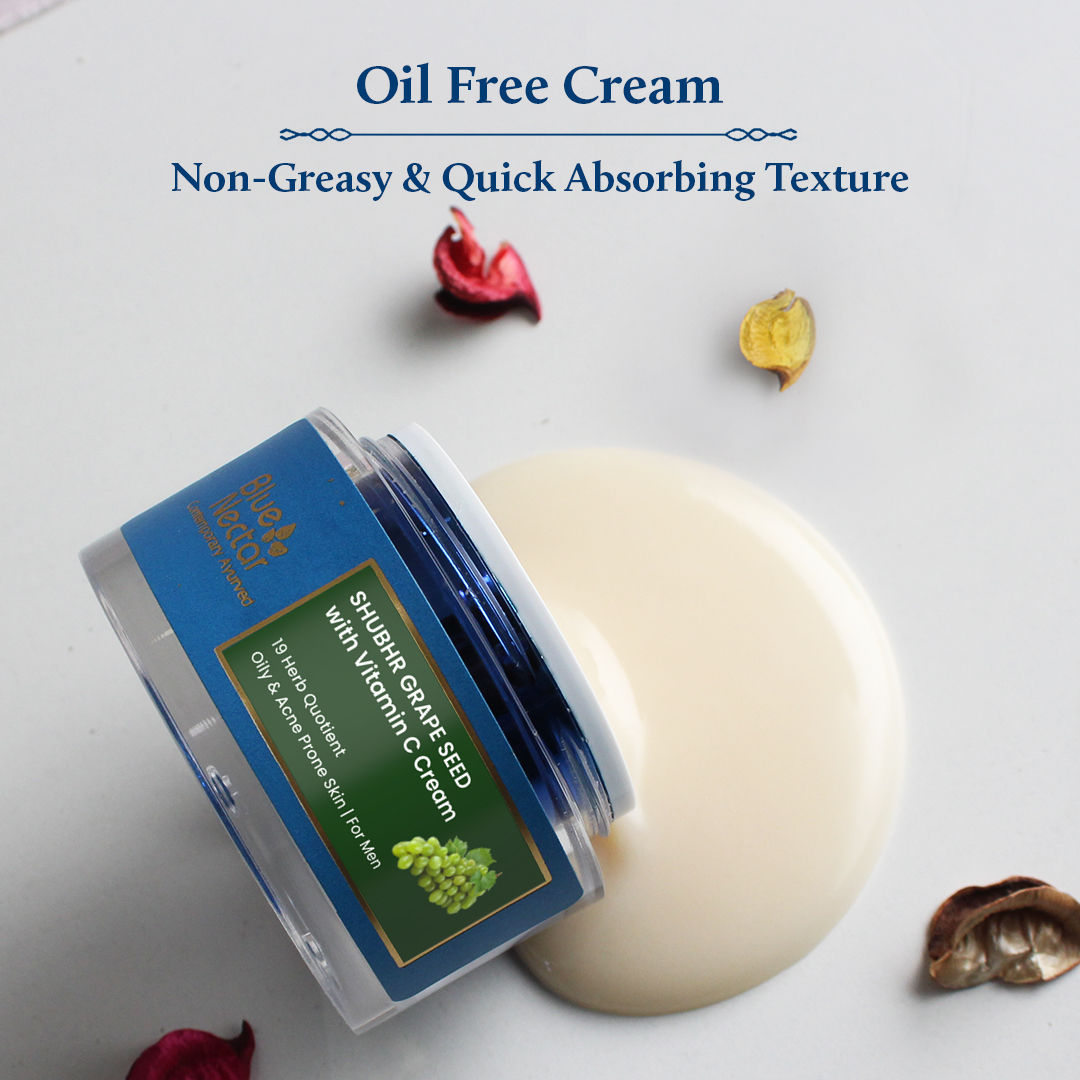 Vitamin C Oil Free Cream for Oily & Acne Prone Skin for Men