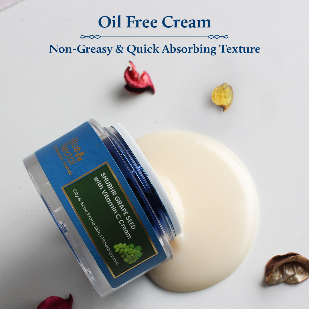Vitamin C Oil Free Cream for Oily & Acne Prone Skin for Women