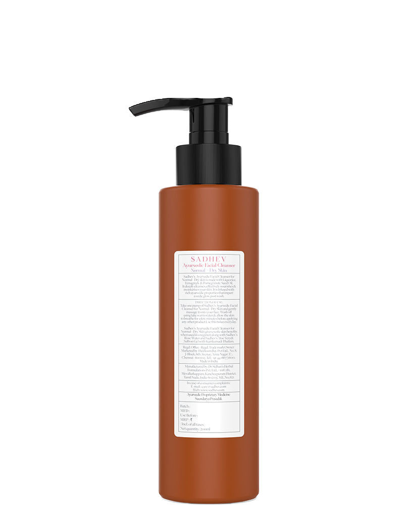Ayurvedic Facial Cleanser Normal - Dry Skin