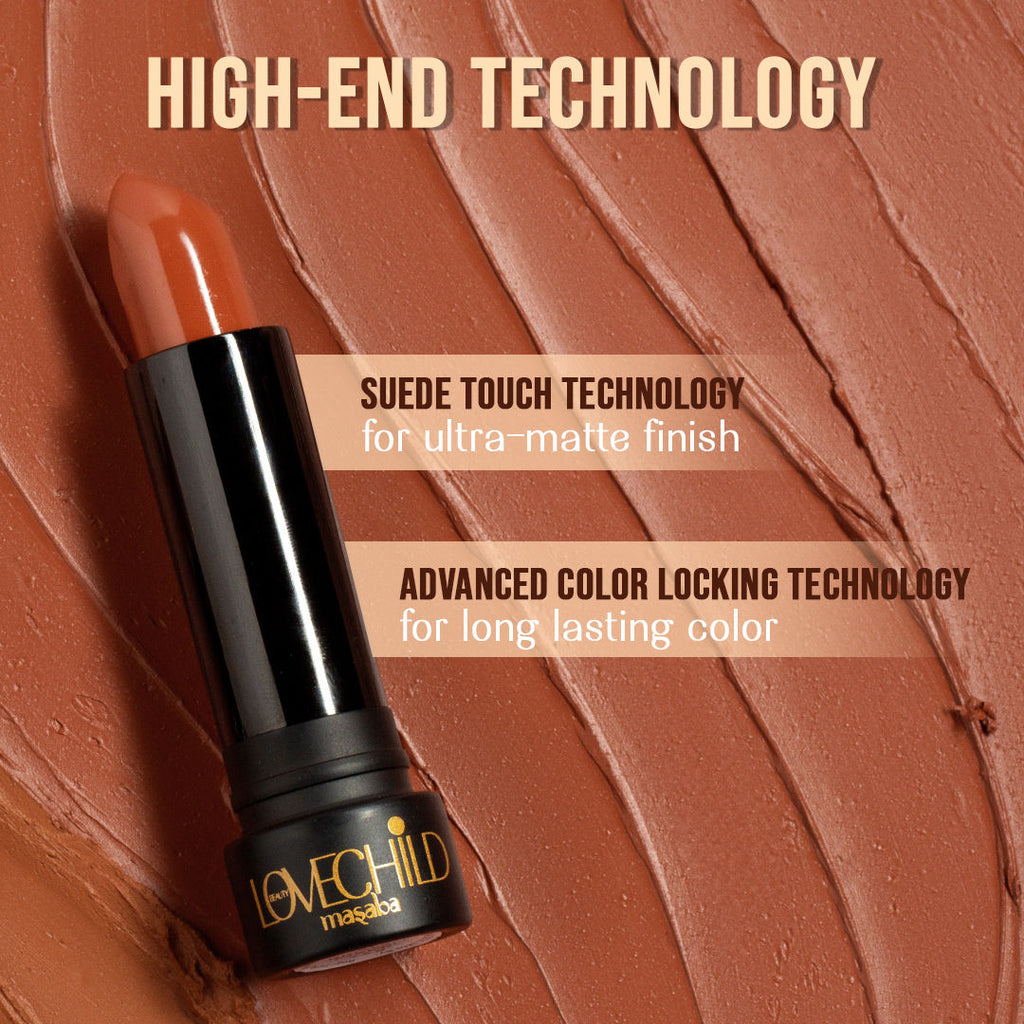 Bare Browns Ultra Matte Transfer-proof Lipstick, Enriched with Avocado Oil & Vitamin E