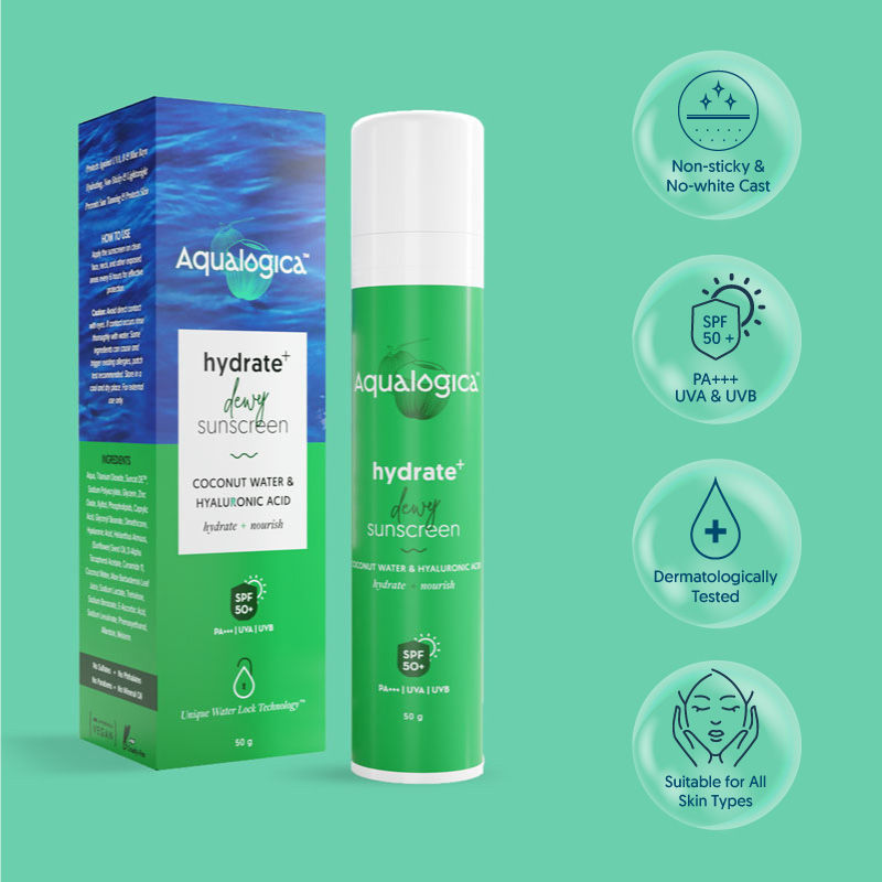 Hydrate+ Dewy Sunscreen with Coconut Water & Hyaluronic Acid